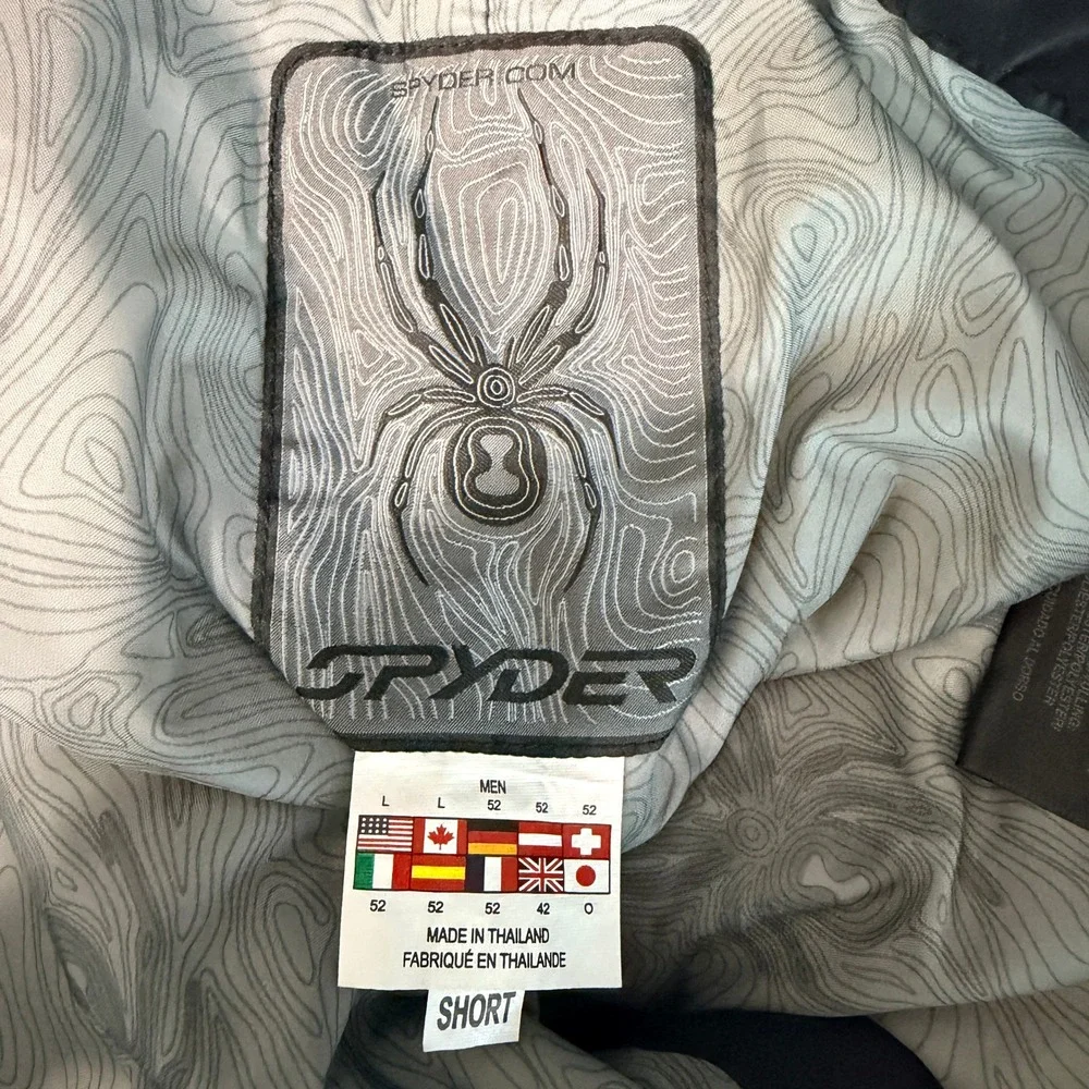 Spyder Insulated Ski‎ Snowboard Pants Men Y2K Size L Short Winter Outdoor